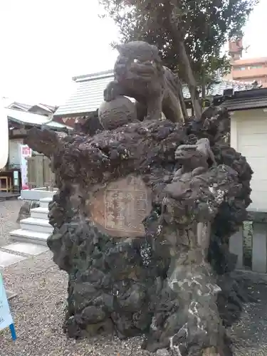 お三の宮日枝神社の狛犬