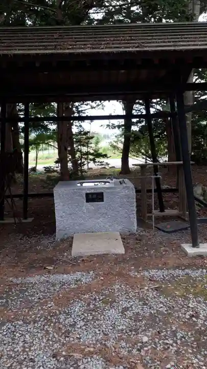 真狩神社の手水舎