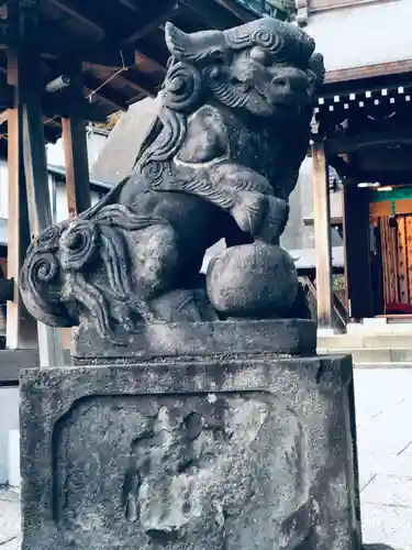 太田杉山神社・横濱水天宮の狛犬