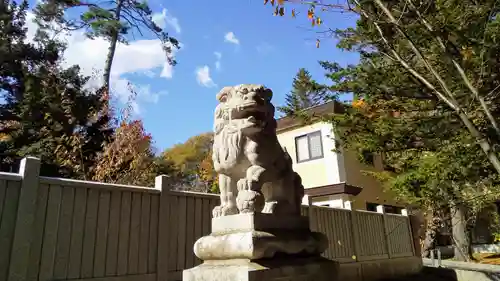 音更神社の狛犬