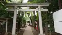 神明氷川神社の鳥居