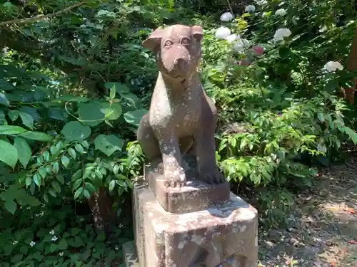 玉﨑神社の狛犬