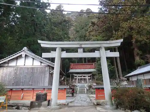 高天彦神社の鳥居