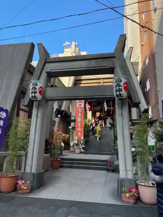 烏森神社の鳥居