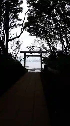 酒列磯前神社の鳥居