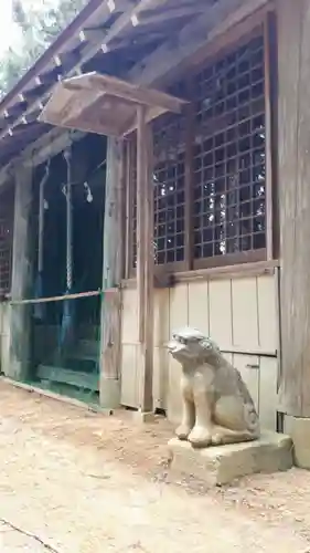 國ケ森神社の狛犬