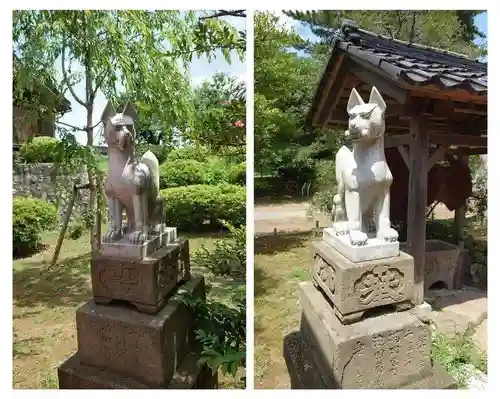 御城稲荷神社の狛犬