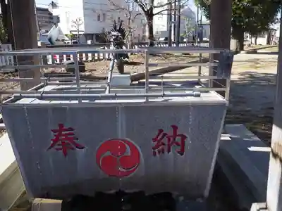 下野國一社八幡宮の手水舎