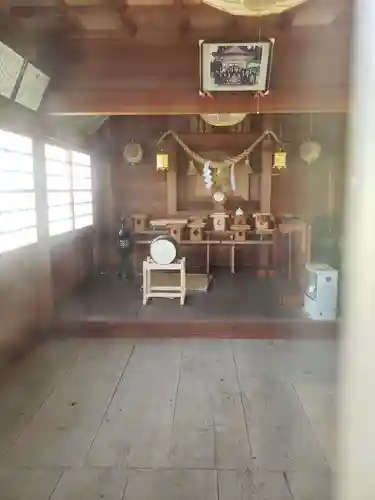 諏訪神社の本殿・本堂