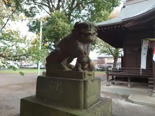 下石原八幡神社の狛犬