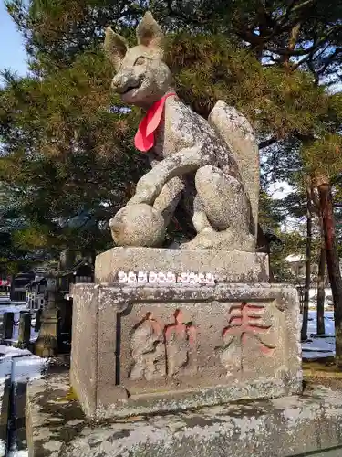 竹駒神社の狛犬