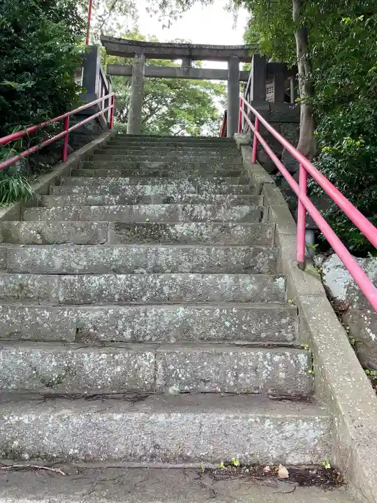 産土八幡神社の鳥居