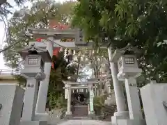 多摩川浅間神社の鳥居