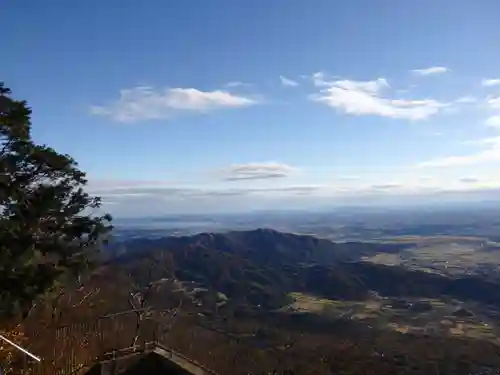 筑波山神社 男体山御本殿の景色