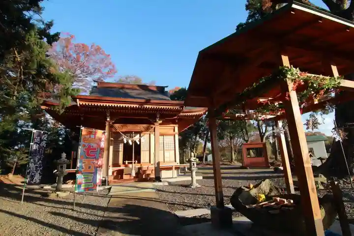 阿久津「田村神社」(郡山市阿久津町)旧社名:伊豆箱根三嶋三社の本殿・本堂