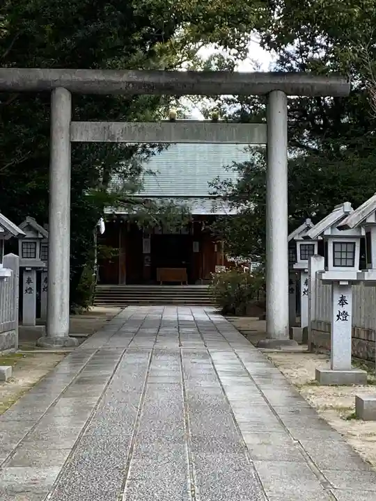 三篠神社の鳥居