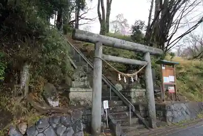 阿久津「田村神社」(郡山市阿久津町)旧社名:伊豆箱根三嶋三社の鳥居
