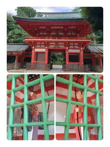 井草八幡宮の山門・神門