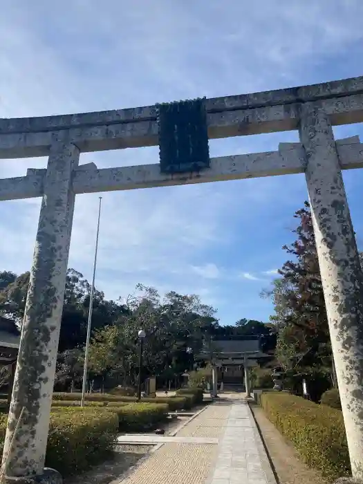 藤樹神社の鳥居