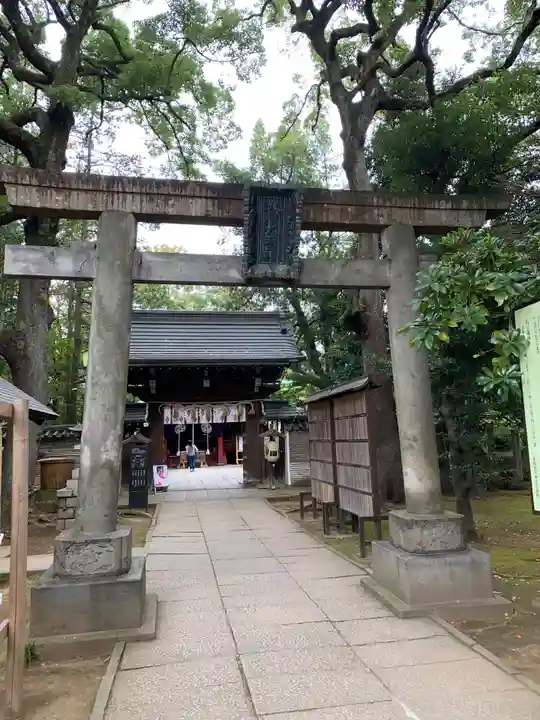 赤坂氷川神社の鳥居