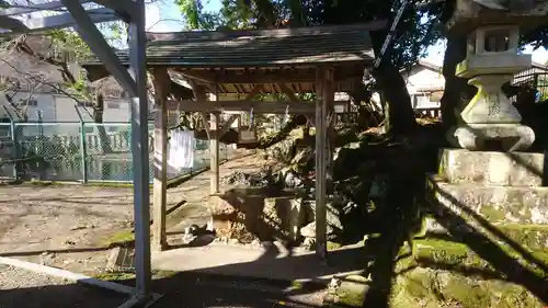 天鷹神社の手水