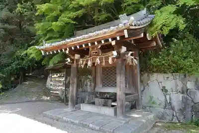 岡田國神社の手水舎