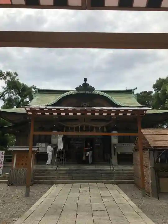 坐摩神社の本殿・本堂