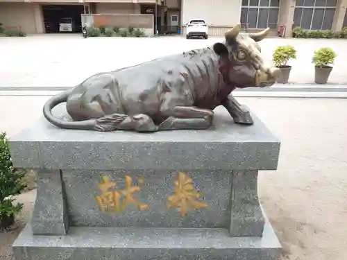 櫛田神社の狛犬