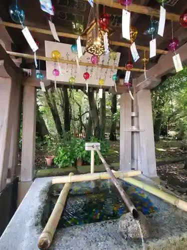 富知六所浅間神社の手水