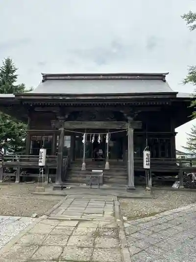 秋田諏訪宮の本殿