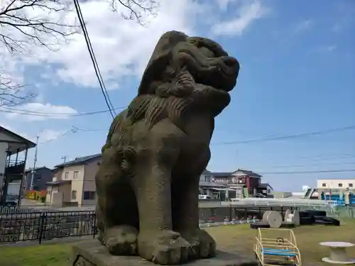 国造神社の狛犬