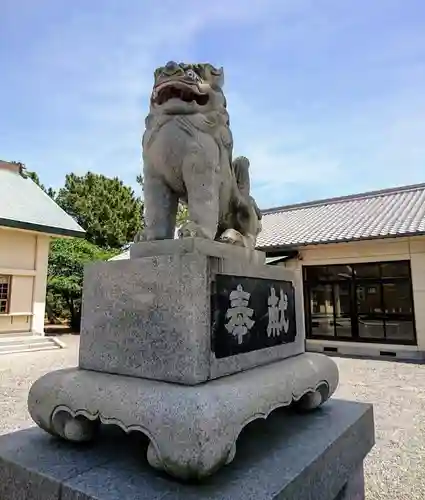 江島若宮八幡神社の狛犬