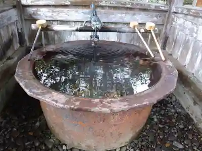 宇良神社(浦嶋神社)の手水舎