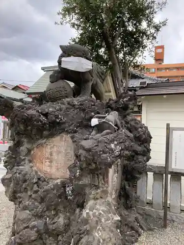 お三の宮日枝神社の狛犬