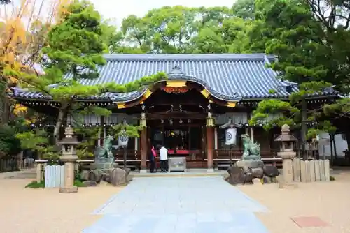 杭全神社の本殿・本堂