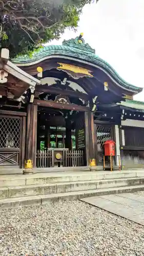 白金氷川神社の本殿・本堂