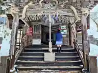 円通三匝堂(さざえ堂)の本殿・本堂