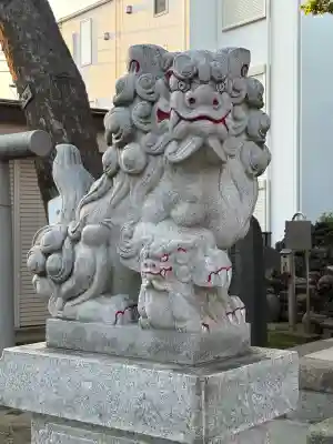 桑川神社の狛犬