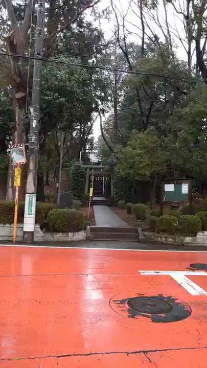 西町神明社の鳥居