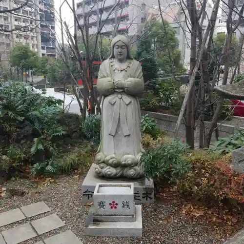 成子天神社の像