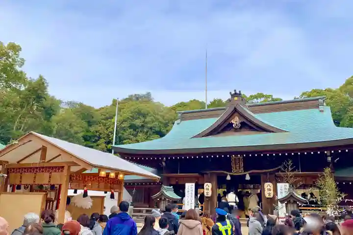 多井畑厄除八幡宮の本殿・本堂