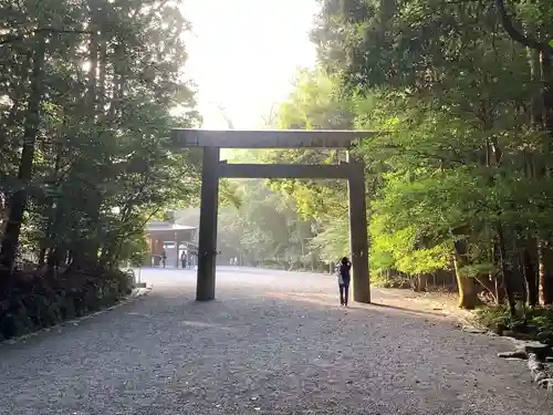 伊勢神宮内宮（皇大神宮）の鳥居