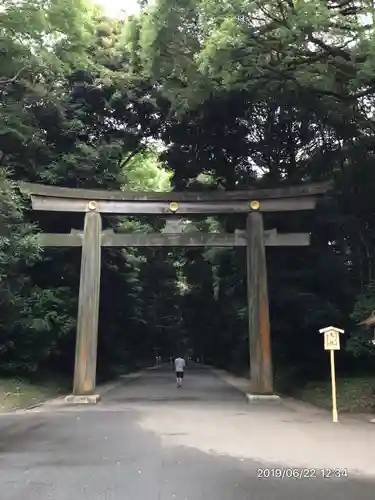 明治神宮の鳥居