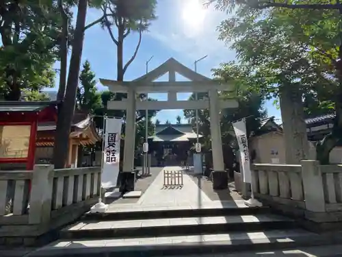 お三の宮日枝神社の鳥居