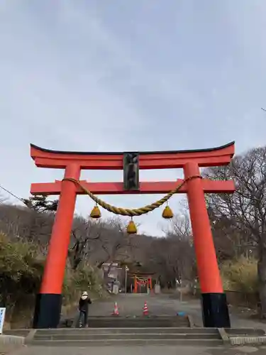 虻田神社の鳥居