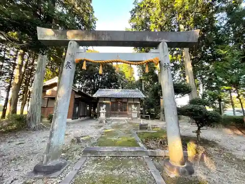 伊船野田神明社(神明社)の鳥居