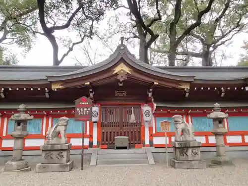 杭全神社の本殿