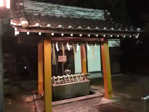 道通神社の手水舎