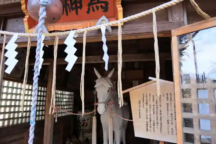 三春大神宮の狛犬