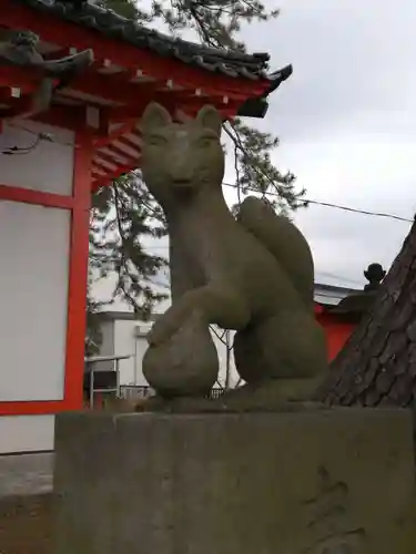 稲荷神社の狛犬